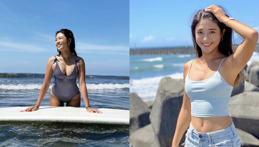 户外系女孩Jean Shen在海里是一只优雅的美人鱼 在海上是一位灿烂的小太阳 Facebook-第1张