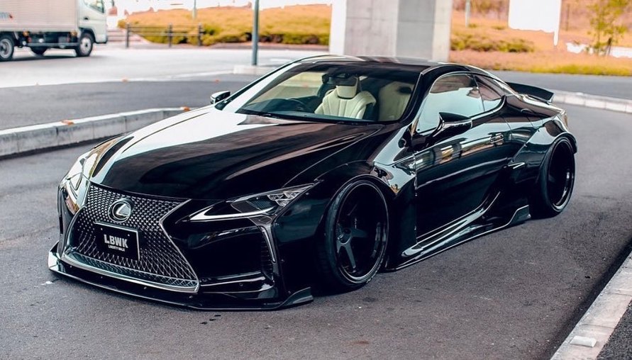 侵略性外型的暴力改裝，Liberty Walk 打造 Lexus LC500 全新寬體改裝車款！