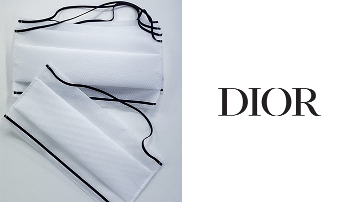 Dior口罩極簡美感有型 Lamborghini 3D技術製作防護面罩！