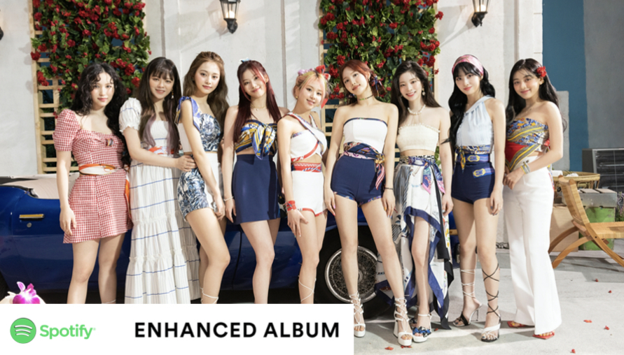 各位ONCE看過來！TWICE 於 Spotify 獨家推出的  《TWICE presents Taste of Love, the Enhanced Album》！幕後花絮大放送