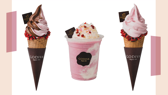 全球台灣獨家限定！GODIVA 2/24 起限期 推出夢幻甜品 「草莓巧克力霜淇淋」和「草莓白巧克力凍飲」