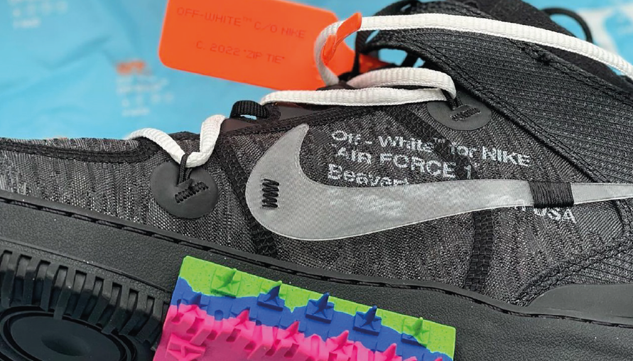 Virgil Abloh 大膽設計美學諜照再度曝光！Off-White™ x Nike Air Force 1 Mid 黑色來襲，最終發售日期跟價格會調整..？