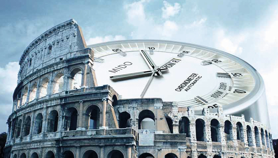 帶你窺探建築工藝之美。MIDO美度表靈感源於建築20週年:推出全新 ALL DIAL羅馬競技系列限量錶款 