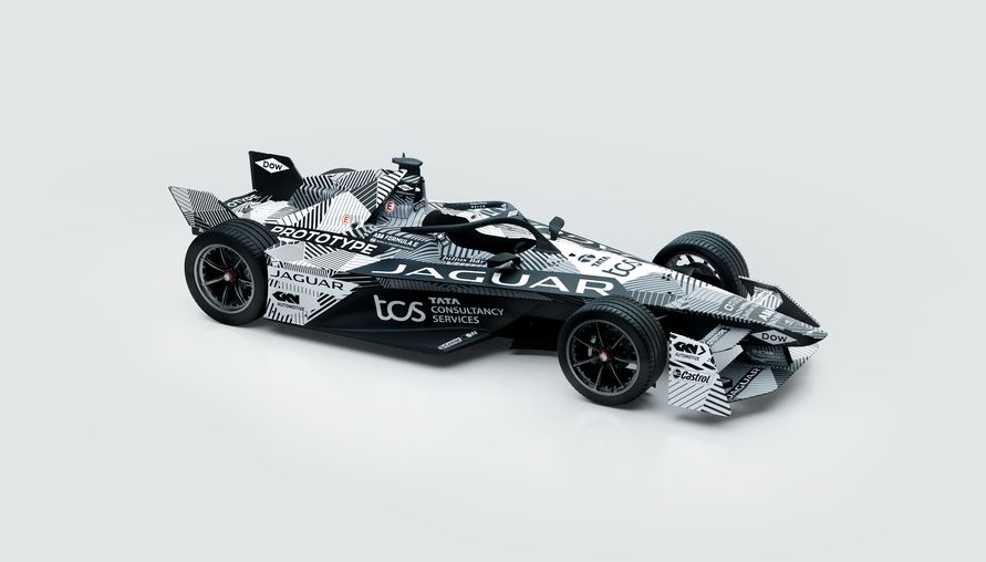 JAGUAR TCS RACING 發表創意概念彩繪宣示 FORMULA E GEN3 新世代 TCS Racing 為其電動賽車巔峰之作 ─ Gen 3 測試車推出單色創意概念彩繪