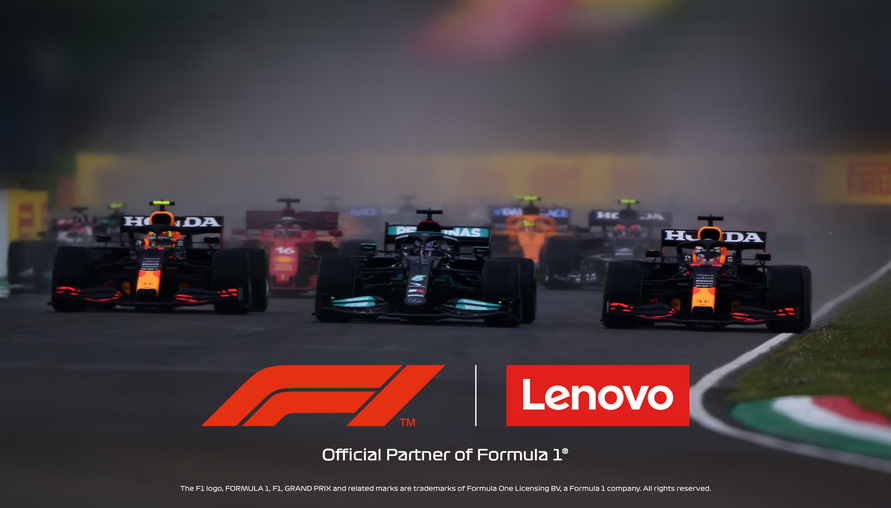 Lenovo成為F1賽車官方合作夥伴 先進科技與賽事管理結合 助賽車表現如虎添翼、打造熱血沸騰的觀賽體驗