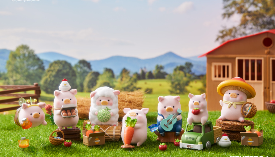 香港潮玩品牌TOYZEROPLUS帶來夏日療癒夥伴　罐頭豬LuLu全新盲盒「農場系列」