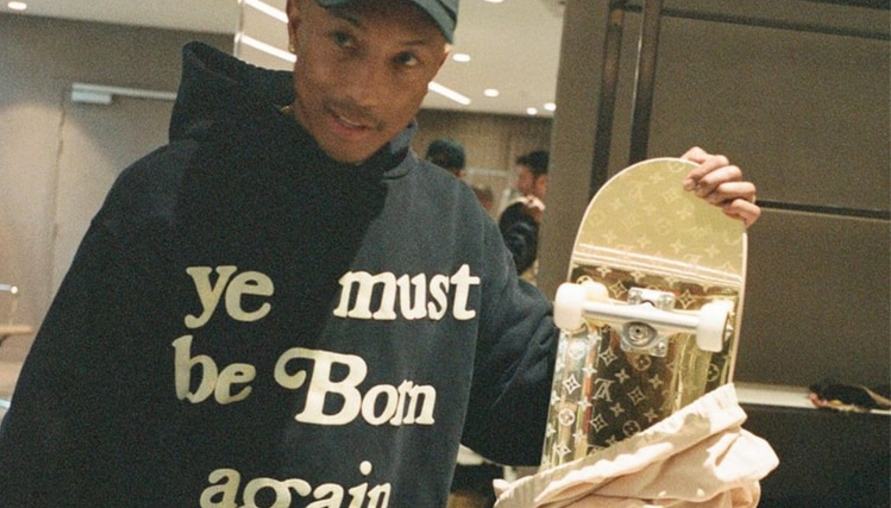 Pharrell 與 Louis Vuitton 合作釀新風！新社群帳號「@skateboard」滑出時尚新趨勢！