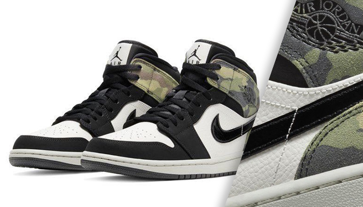 嗆的來了！工裝迷彩版Air Jordan 1 Mid推出全新配色「Camo」來襲