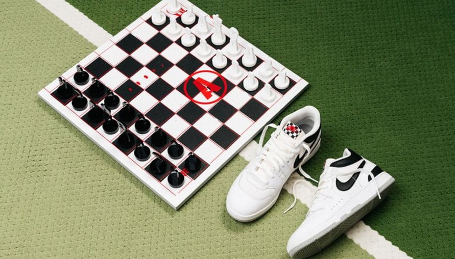 當棋盤遇上球鞋！Nike Attack “White/Black” 與Solebox 聯手打造獨家棋盤！