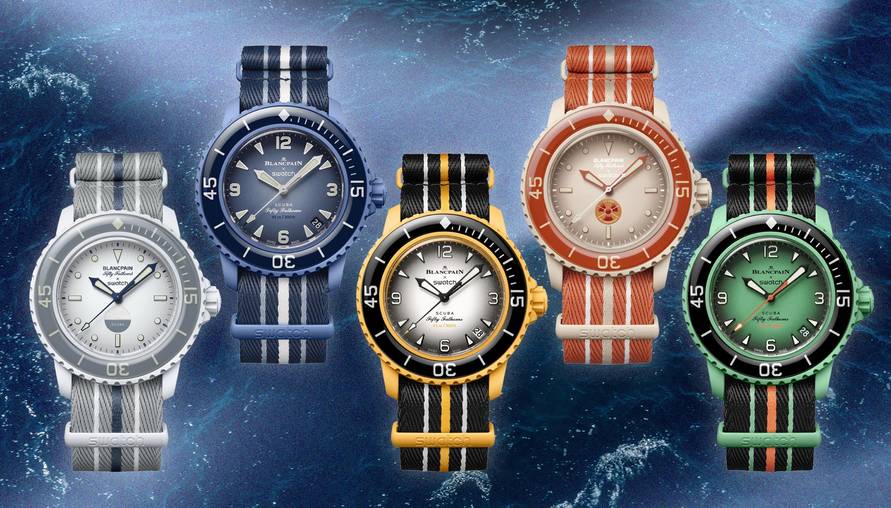 Swatch 與潛水錶王Blancpain 聯名打破傳統！全面解析新款聯名錶！