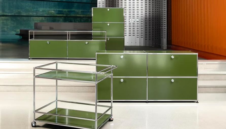 「綠」你無法抗拒！USM Modular Furniture 推翻配色規則，大膽推出橄欖綠傢俱！