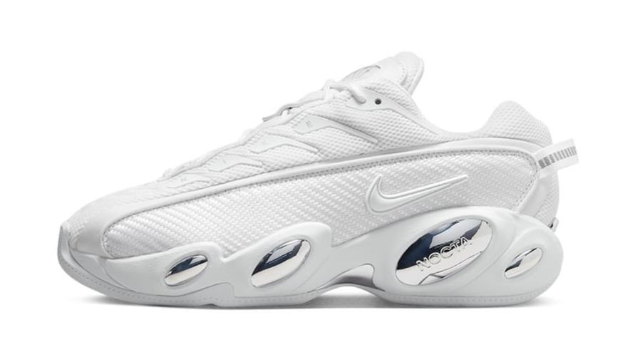 這不只是雙鞋！「White Chrome」是Nike NOCTA Glide的時尚宣言！