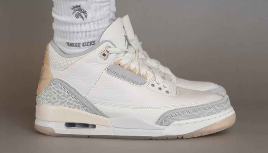 「象牙白的魅力」Air Jordan 3 Craft「Ivory」配色，打破傳統，引領潮流新風尚！