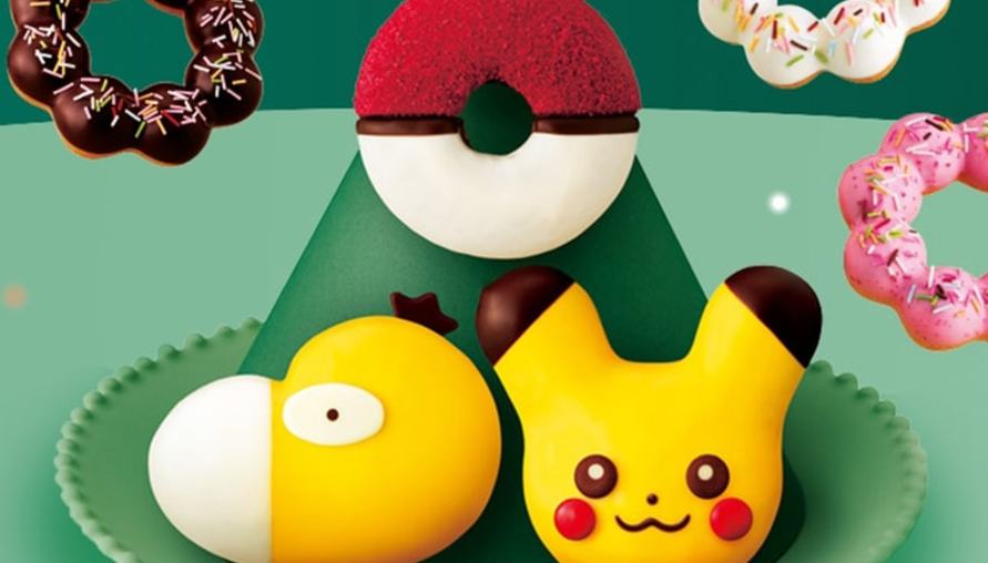 瘋狂甜甜圈入侵！Mister Donut x Pokémon 聯名限定，可達鴨登陸，抓住它們還是抓住你？
