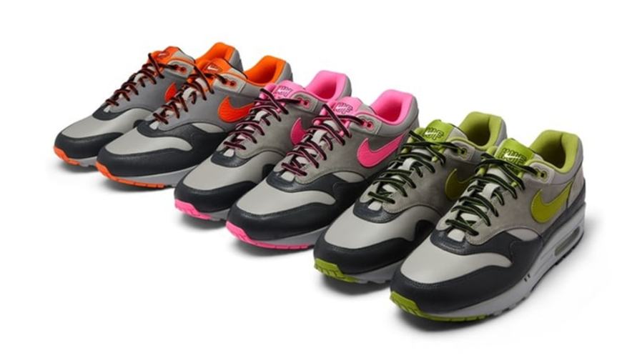 HUF x Nike Air Max 1 三色齊發！經典復刻與新潮配色閃亮登場