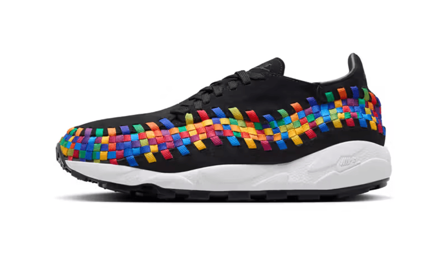 Nike Air Footscape Woven 最新配色「Rainbow」即將登場：繽紛色彩點亮聖誕假期