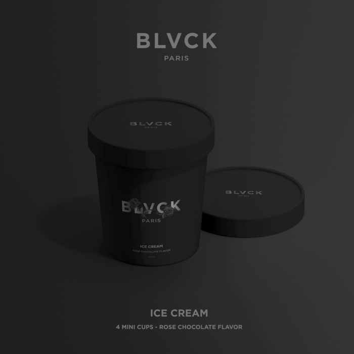機上最浪漫的甜點！法國時尚品牌BLVCK「唇」黑冰淇淋升空 