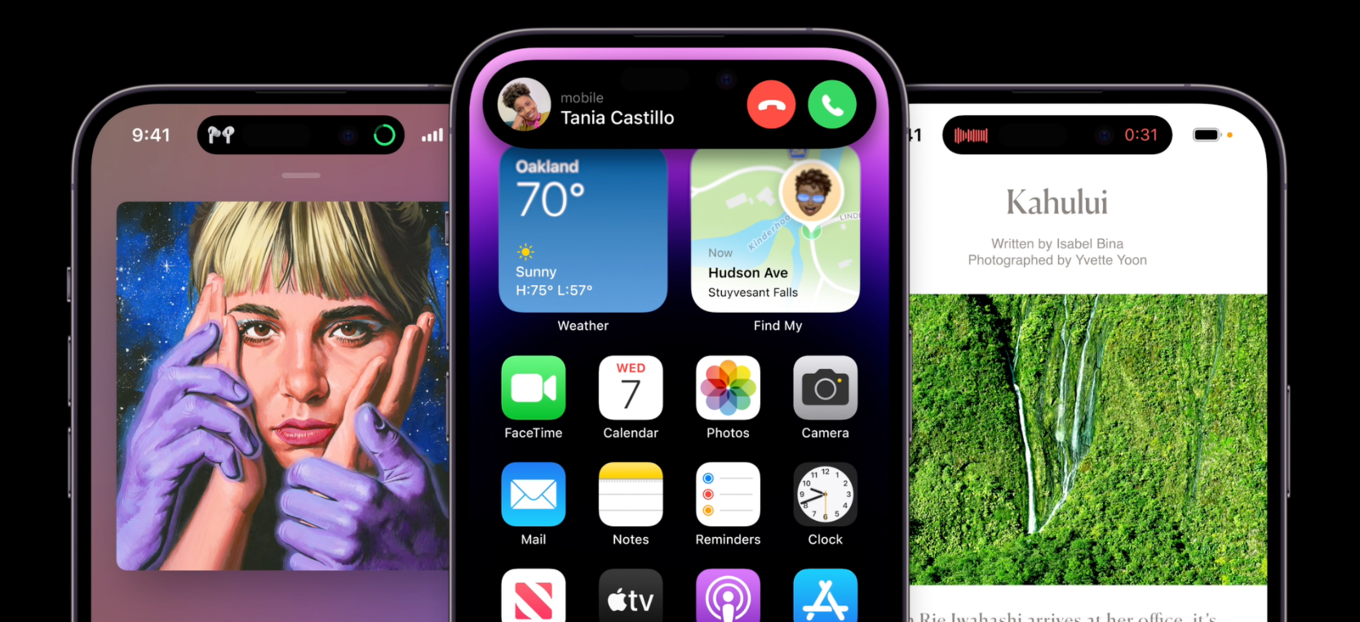 Apple 全新推出 iPhone 14 Pro 和 iPhone 14 Pro Max 「動態島」公佈直接高潮